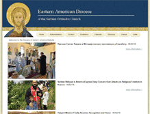 Tablet Screenshot of easterndiocese.org